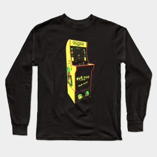 Pac Man Retro Arcade Game 2.0 Long Sleeve T-Shirt